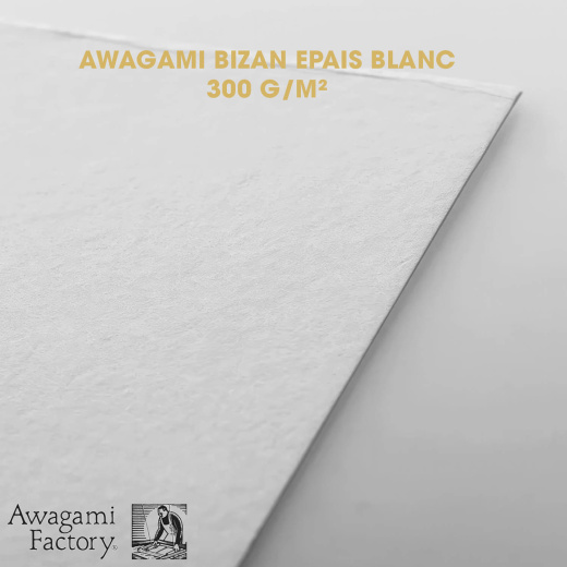 Impressions Fineart Montpellier Awagami Bizan Epais blanc 300 g